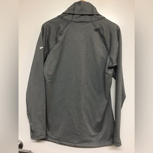 Nike Pro Dri-fit Long-sleeve Grey Winter Running Top Extra Large NWOT - Picture 2 of 8